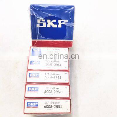 Fast delivery and High quality SKF original brand 6008-2RS1 Size:40*68*15mm Deep groove ball bearing 6008-2RS1