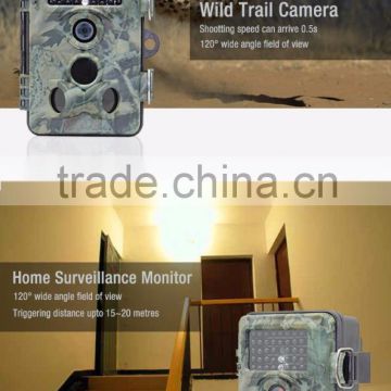 scout hunting trail camera 12MP 1080P with IR waterproof support time lapse