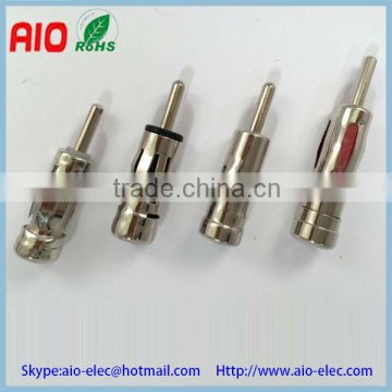 Male Car Radio ISO plug to Din Aerial ANTENNA jack Adapter connectors