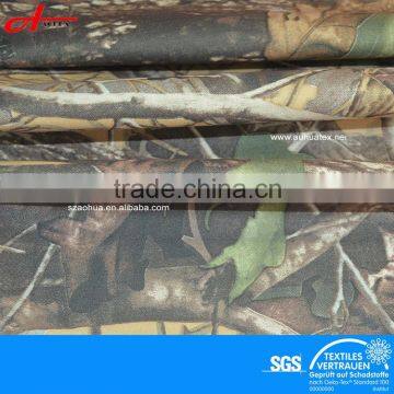 100% polyester military woodland camouflage fabric