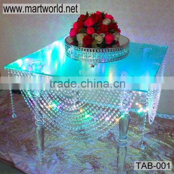 high quality crystal table for wedding cake stands,acrylic wedding table decoration (TAB-001)                        
                                                Quality Choice