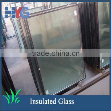 tinted low-e tempered insulated glass window in Chinese factory