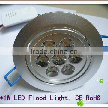 7W High Power LED Downlight 3 year warranty