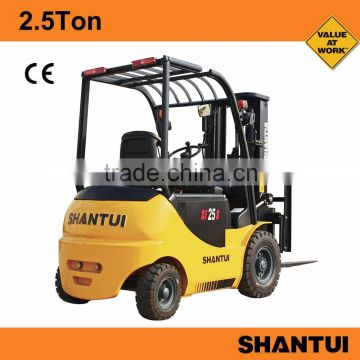 SHANTUI 2.5 t small forklift truck with DC motor