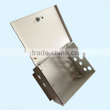 small sheet metal box with powder coating