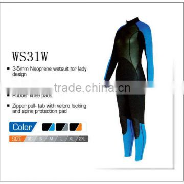 Women's new fashionable design scuba diving wetsuit for water sports