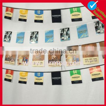 single sided printing custom size banner flags