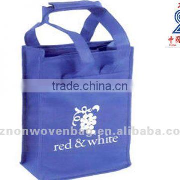 manufacture 80g non woven 4 bottle wine bag