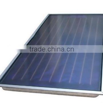 EPDM sealing tempered glass flat plate solar collector water heater installed both on flat and inclined roof