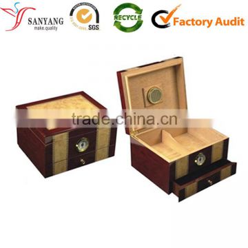 Double floors wood cigarillo packaging box high quality                        
                                                Quality Choice