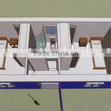 Shipping container house plans/ movable house/ prefab container house