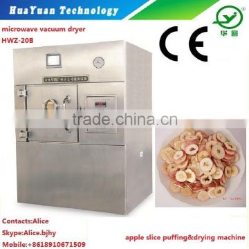 Fruit Chips Drying Equipment for small working shop-Microwave vacuum dryer for Strawberry Chips
