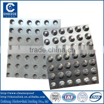 HDPE dimple drainage board/waterproof dimple board