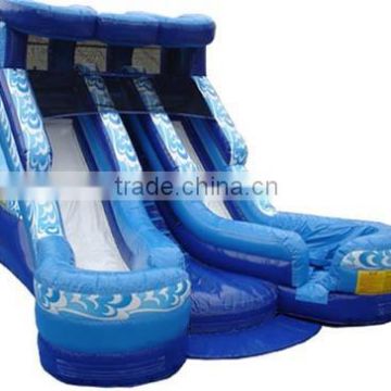 Giant Inflatable Water Slide for Kids, Curvy Inflatable Slide , Commercial Inflatable Pool Slide for Adults