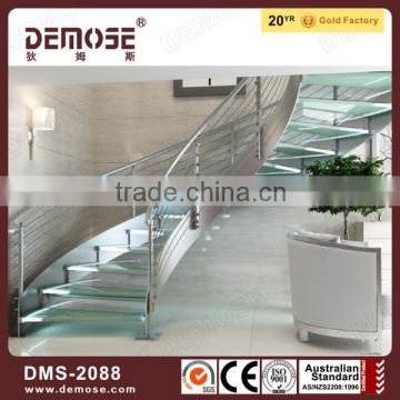 design safety glass / staircase design indoor