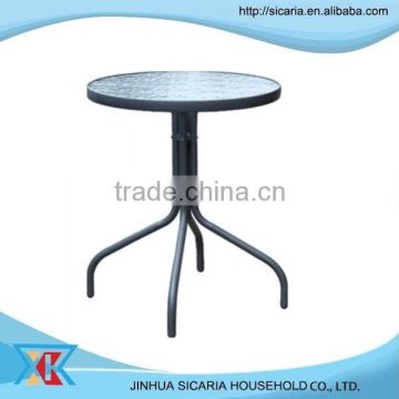 summer outdoor temper glass table