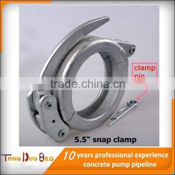 high pressure hose clamps used for concrete pump pipes coupling