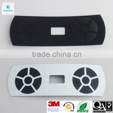 Plastic net/speaker net/speaker part with back adhesive