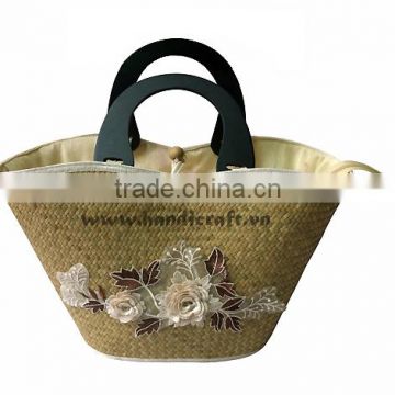 Natural Color seagrass Shopping bag from Vietnam