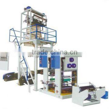 HDPE LDPE one or two die one rewind or two rewind film blowing machine