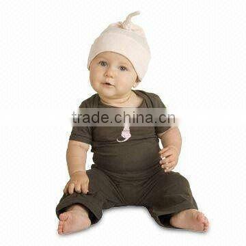 ORGANIC COTTON SHORT SLEEVES BABY CLOTHES ROMPERS