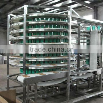 stainless steel closed loop cooling tower ,bread hamburger toast spiral cooling tower(manufacturer)