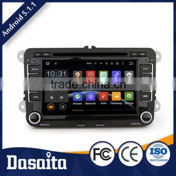 7 Inch 2 din Bluetooth version 2.0 car dvd player with GPS for VW skoda