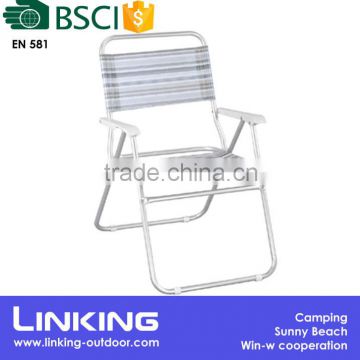 Portable Lightweight Outdoor Metal Italian Beach Chair