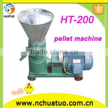 2014 top selling wood pellet press machine used for poultry rabbit feed pellet machine with reasonable prices HT-200 for sale