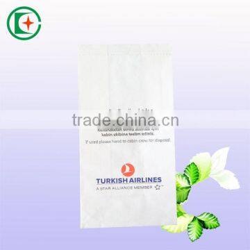 Customized sickness paper bag for travellers vomiting cheap paper bag