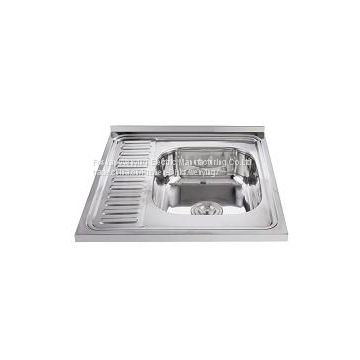 Modern standard wholesale stainless steel sink 60*60cm