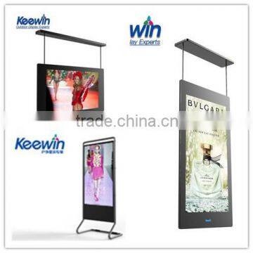 55 inch advertising ultra thin transparent lcd monitor with different colors(different display ways)