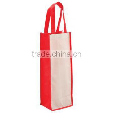 PP non- woven printed wine bag 90 gsm