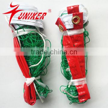 Polypropylene Fiber/Polyester high quality Fiber material Badminton Net