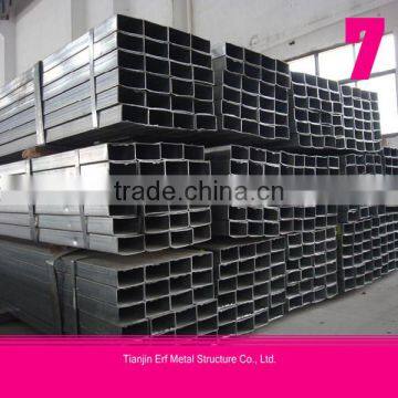 Tianjin high quality Galvanized seamless rectangular steel pipe