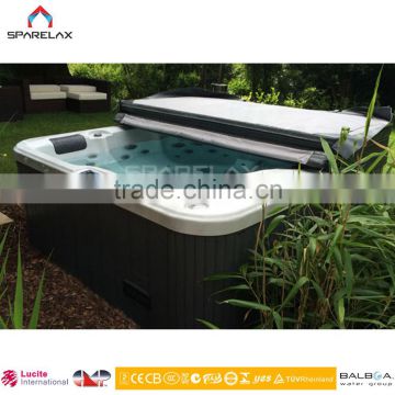 Wholesale china factory Simple small acrylic bath tub with PU pillow