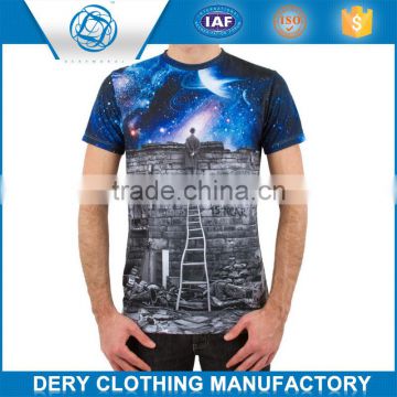 Best price customized 3d t shirt with breathable yarn