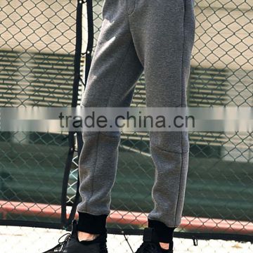 Grey male money easy movement and comfortable trousers