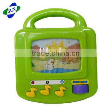 Green bag shape education multiple types music IC baby toys