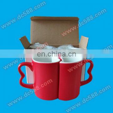 lovers couple sublimation color changing magic mugs