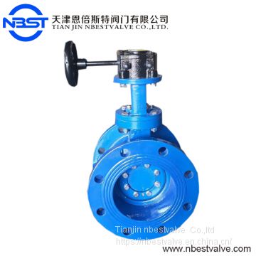 Stainless Metal Seat Falnged High Temperature Butterfly Valve 6 Inch