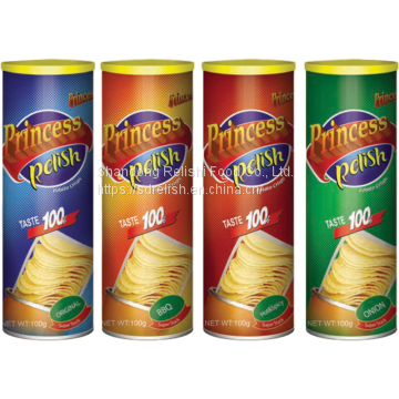 Potato Chips with Various Flavors