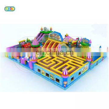 Multiple gameplay china commercial inflatable fun city for sale