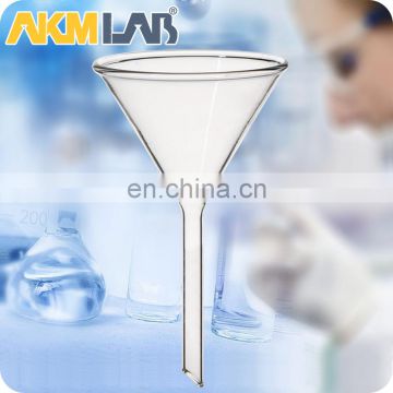 AKMLAB Borosilicate Glass Funnel With Long Stem And Short Stem