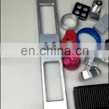 black anodized aluminum bracket CNC metal stamping aluminum machining service