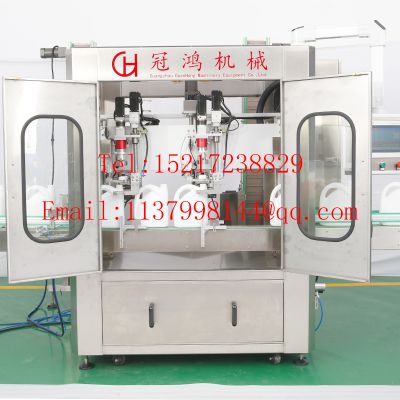 Hot sale capping machine bottle caping machine double heads servo tracking type automatic capping machine