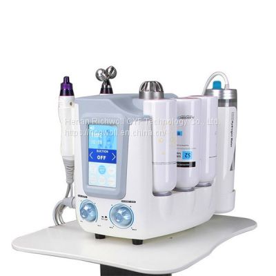 Hot sale aqua water injector ultrasound jet oxygen spray gun pen roller massager for face