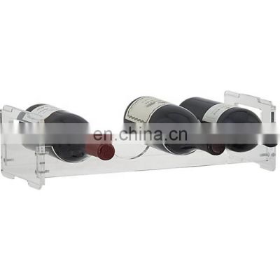 Clear Acrylic Bottles holder Display Shelf Storage Wine Acrylic Rack