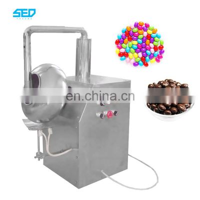 1-2 kg / batch Small Multi-functional Seed Candy Snack Coating Machine