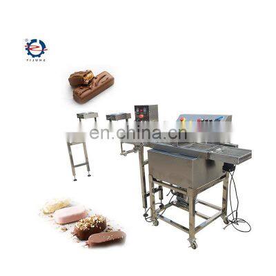 Hot sale electric small chocolate enrobing machine automatic chocolate enrobing machine chocolate enrober with cooling tunnel